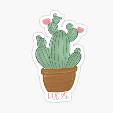 I need a hug by aaron blabey: Cactus Hug Me Stickers Redbubble