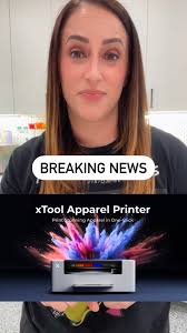 Breaking New @xtool.official, •, Looking to expand your small business with  DTF printing! Stay tuned as I share more information about the xTool  Apparel Printer! To learn more click the link in my bio ...