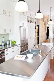 stainless steel counters