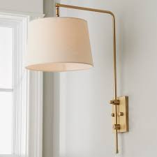 Down Bridge Shade Wall Light In 2020 Wall Lights Wall Light Shades Brass Wall Light