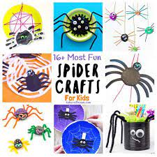 Great for crafting this fall and halloween. The Best Spider Crafts For Kids Kids Craft Room