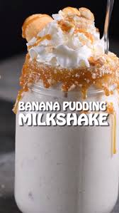 Banana Pudding Milkshake A Classic Southern Dessert Made Easy Banana Pudding Desserts Milkshake Recipe Easy