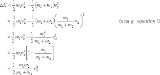 Derive Equation For Loss Of Kinetic Energy In Case Of A Completely Inelastic Collision In One Dimension Physics Topperlearning Com 98uzboee