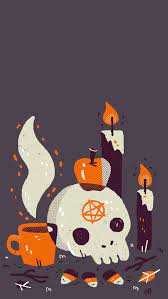 Download Cute Aesthetic Halloween Lockscreen For Desktop Or Mobile Device Make Your De In 2021 Halloween Wallpaper Iphone Iphone Wallpaper Fall Halloween Illustration