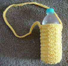 Perfect for family days out, beach picnics or camping. Quick Knit Water Bottle Holder Knitting Pattern By Frugal Knitting Haus