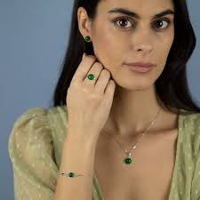 Ensemble de bijoux en jade