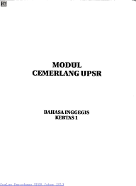 Koleksi soalan percubaan upsr 2020. Percubaan Upsr Johor Bahasa Inggeris Kertas 1