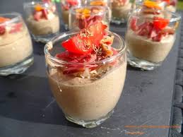 Mousses A L Olive Noire Et Magret Fume Magret Fume Aperitif Dinatoire Verrine De Mousse