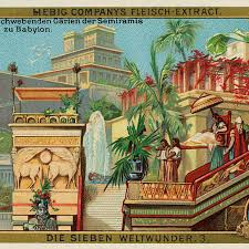The hanging gardens of babylon were one of the seven wonders of the ancient world listed by hellenic culture. The Hanging Gardens Of Babylon