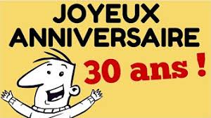 Valable pour 18 ans, 20 ans, 30 ans et 40 ans : D Autres Joyeux Anniversaire 30 Ans Youtube