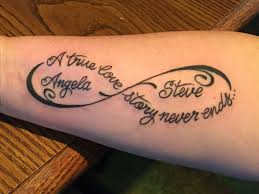 Infinity Marriage Tattoo Marriage Tattoos Relationship Tattoos Wife Tattoo