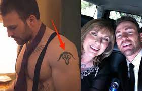 Though it's difficult to see in the video, there are at least six tattoos on the actor's chest and stomach alone. A Guide To Chris Evans Known Tattoos