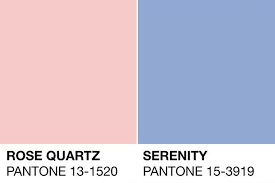 It looks like they're thinking baby. Pantone Announces Two 2016 Colors Of The Year Pantone Pantone Colour Palettes Pantone Serenity