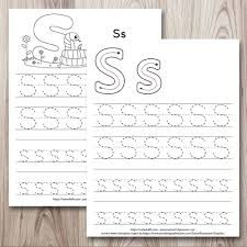 The letters of the latin alphabet are indirectly based on the greek alphabet through the ancient italian people known as etruscans. Free Printable Letter S Tracing Worksheets For Preschool Kindergarten The Artisan Life