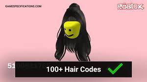 Roblox hair codes would allow players to personalize their character's hair to make them unique. 100 Popular Roblox Hair Codes Game Specifications