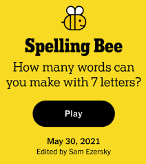 Nov 01, 2021 · welcome to our free daily the new york times spelling bee puzzles answers mon nov 01 2021. Passionate About Pangrams For Fans Of Word Games The Wonder Of Tech