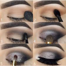Black And Silver Smokey Eye Smoky Eyes Makeup Eyemakeup Black Smokey Eye Makeup Smoky Eye Makeup Eye Makeup