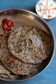 Thalipeeth Is A Popular Maharashtrian Dish Its A Breakfast Recipe There A South Indian Breakfast Recipes Vegetarian Snacks Recipes Breakfast Recipes Indian