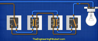 Each opening from which you can enter or leave a. Intermediate Switch Lighting Circuits Eu Uk The Engineering Mindset