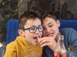 On a public holiday with them.👨‍👦 💕