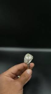 عشاق الموزنايت النادر صغنا لك خواتم فاخرمن الموزنايت مرصع زركون و مميز طبيعي 100 Massonite Video Diamond Ring Engagement Rings Rings