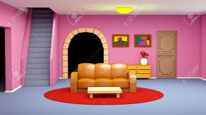 New users enjoy 60% off. Cartoon Living Room With Sofa In Child Style 3d Illustration Stock Photo Picture And Royalty Free Image Image 57510709