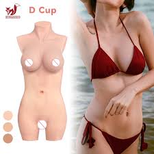 Silicone Bodysuit No Arms Breast Forms for