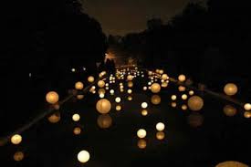 And At Last I See The Light I Love The Song Movie And Yes At My Wedding I Will See The Light S Floating Pool Candles Pool Wedding Decorations Pool Wedding