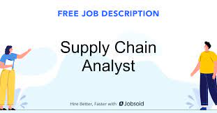 They often act as the primary point of contact for the external purchases made. Supply Chain Analyst Job Description Jobsoid