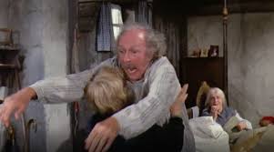 Charlie and the chocolate factory grandparents gif. Grandpa Joe S Face When He Attacks Charlie Looks Like Bilbo When He Catches A Glimpse Of The Ring Grandpajoehate
