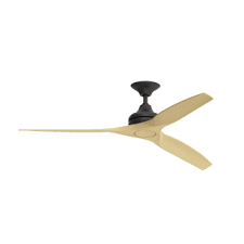 All finishes, blade choices, options and controls available.light kits shown. Fanimation Fp6721bbl 60n Black Natural Spitfire 60 3 Blade Indoor Outdoor Ceiling Fan Remote Control Included Lightingdirect Com