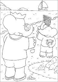 Então você veio ao lugar certo. Desenho Para Colorir De Babar E Filho Soltando Pipa