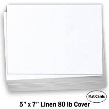 Load photo paper in the photo tray. Hamilco 5x7 White Linen Cardstock Paper Blank Index Cards Card Stock 80lb Cover 100 Pack Walmart Com Walmart Com