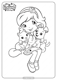 Cherry jam baby strawberry shortcake coloring pages. May 2020