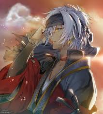 Anime Boy Black And Yellow Hair 