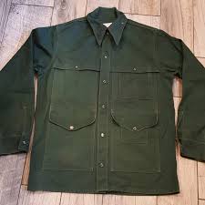Filson Usfs Vtg Tin Cloth Cruiser Jacket Men Xl 40