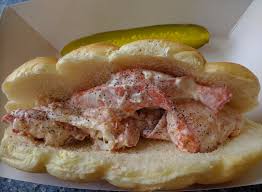 If you're in houston there is a place called mainely sandwiches that sells delicious lobster rolls. Lobster Roll Wikipedia