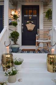 Front Porch Ideas And Designing The Outdoors Nesting With Grace Small Porch Decorating Front Porch Decorating Front Porch Design