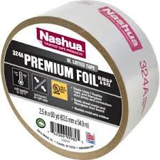 Nashua Tape 2 5 In X 60 Yd 324a Premium Foil Ul Listed Hvac Tape 1207794 The Home Depot Nashua Tape Foil Tape Tape