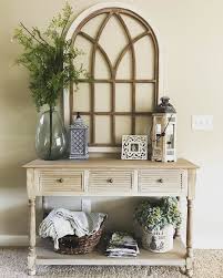 Our Ivory Arch Wall Decor Serves As A Dramatic Backdrop To Tie Together The Whole Look For Makeyourhappyhome We Love Arched Wall Decor Decor Foyer Decorating