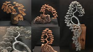 6 inch high by 6 inches wide including stone base tree sculptures elegantly handmade tree sculptures are skillfully, beaded by hand and weaved together to form a tree with unique character. Majestic Wire Tree Sculptures By Andy Elliott By Andy Elliott Kickstarter