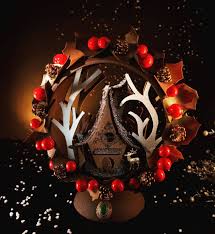 Christmas Winter Forest Thomastrillion Chocolate Showpiece Christmas Spirit Christmas Chocolate