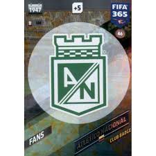 El gran atletico nacional el escudo, aquél que dio a conocer al club de forma internacional, y realmente que está bien 0 collections where you can find escudo atletico nacional by dronefra. Trading Card Emblem Atletico Nacional Adrenalyn Fifa 365 2018