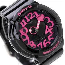 Buy Casio Baby G Black Neon Illuminator Alarm Watch Bga 130 1b Bga130 Buy Watches Online Casio Red Deer Watches