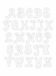 Having an alphabet stencil letter template is recommended for every child. Printable Alphabet Letter Stencils Letter Stencils Printables Free Printable Letter Stencils Alphabet Stencils Printables
