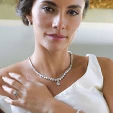 Ivory and Co Collier de mariage impérial en zircon cubique