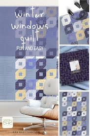 Winter Windows Quilt Pattern By Zen Chic In 2020 Unique Quilt Pattern Quilt Patterns Chic Quilts