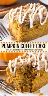 Pumpkin Coffee Cake Recipe Pumpkin Coffee Cakes Fall Baking Recipes Thanksgiving Desserts