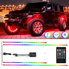 The camera i used is very old and it dosent replicate color very well in low light conditions. Tsv 4pcs Car Led Neon Undercar Glow Light Underglow Atmosphere Decorative Bar Lights Kit Strip 5050 Smd Underbody System Waterproof Tube With Sound Activated Walmart Com Walmart Com