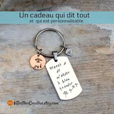 Cadeau Personnalise Cadeau Educatrice Merci Enseignant Etsy Cadeaux Fin D Annee Cadeau Fin Dannee Porte Cle Personnalise